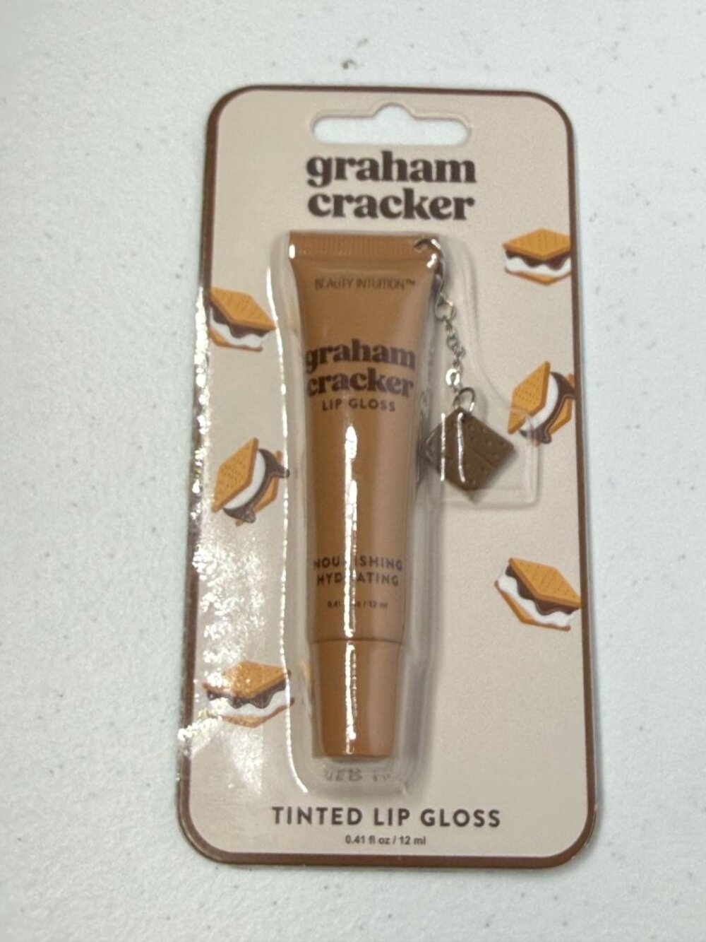 Beauty Intuition Graham Cracker Tinted Lip Gloss Charm Kawaii